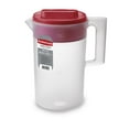 thumbnail image 1 of Rubbermaid Simply Pour Pitcher, Plastic Pitcher with Multifunction Lid, 1 of 7