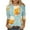 Blue, variant on Fall T Shirts 3/4 Sleeve for Women 2026 Fashion Beer Graphic Pullover Tops Comfortable Crew Neck Tunics Blue S