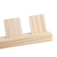 thumbnail image 4 of Expositor de pendientes de madera con ranuras para exhibiciones en el hogar. 1 ranura pequeña, 4 of 5