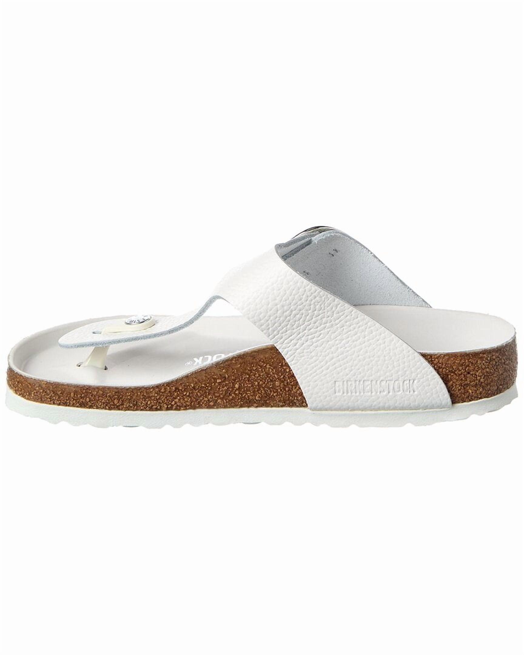Birkenstock Gizeh Big Buckle Leather Sandal, 36, White