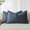 Blue, variant on Pack of 2 Decorative Linen Soild Throw Pillow Covers for Couch Sofa Bedroom 18x18 inch, Gray