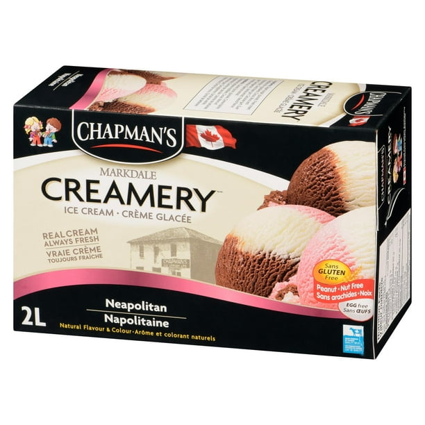 Chapman's Markdale Creamery crème glacée napolitaine 2L