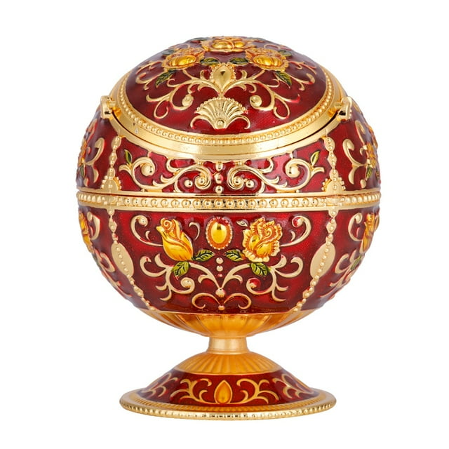 Cendrier Boule, Portable Mini Cendrier en Métal Cendrier Rond Cendrier Performance Inégalée