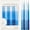 Blue & White, variant on Zion Judaica Deluxe Chanukah Candles for Girls Set of 45 Premium Decorative Purple Elegance Hanukkah Candles for Menorah, Includes DIY Dreidel, Prayer Card