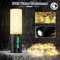 thumbnail image 5 of Cadena de luces para acampar, luz de 10M con linternas, luces para acampar, cargador de 4000mAh, linternas recargables impermeables IPX6, 5 of 5