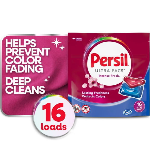 Persil Laundry Detergent Ultra Pacs, Intense Fresh, 11.5oz, 16 Count