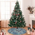 thumbnail image 7 of KLL 36" Christmas Tree Skirt Underwater Animals and Flowers Xmas Tree Skirts Mat for New Year Xmas Holiday Party Indoor Outdoor Home Decoration, 7 of 7