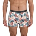 thumbnail image 4 of Wukai Tropical Leaves Print Men’s Underwear Breathable Boxer Briefs,&nbsp;Moisture Wicking & Breathable-X-Large, 4 of 7