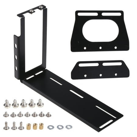 

DIY Metal Graphics Cards Vertical Bracket Riser PCI Express Stent Mount Stand
