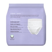 Rael Certified Organic Cotton Disposable Period Underwear, for Heavy Flows, Size S/m, 5 Count