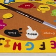 thumbnail image 3 of Allstar 8x10 Kids Area Rug in Multi with Multicolor Educational Art Themed Letters And Numbers design (7' 2" x 10' 2"), 3 of 7
