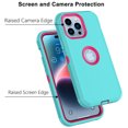 thumbnail image 5 of iPhone 11 Case, Defender Phone Case For iPhone 11 6.1",Takfox Heavy Duty Shockproof Rugged Rubber Full Body Protective, 3 in 1 Hybrid Bumper Hard Cover (Mintgreen), 5 of 10