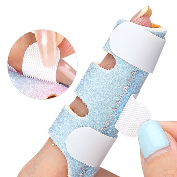 Adjustable Finger Splint with 3 Straps for Trigger Finger Support and Flexible Aluminum Stay Fits Index Middle Ring Fingers Rainbow Gradient Design for Enhanced Finger Stabilization and Recovery