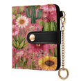 thumbnail image 2 of Small Wallet For Women Bifold Leather Pocket Coin Credit Card Holder With RFID Blocking Various Cacti, 2 of 6