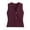 *Purple, variant on Women's V Neck Sleeveless Vest, Button Front Casual Waistcoat Jacket Navy,Womens Plus S