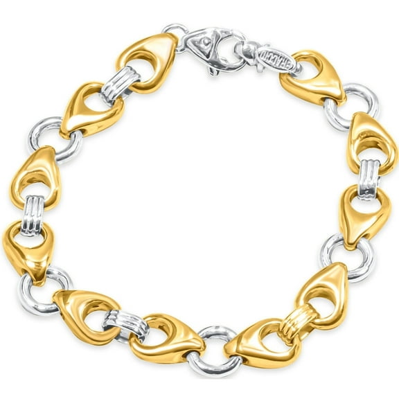 Pompeii Men's Link 14k Gold (51gram) or Platinum (82gram) 11mm Bracelet 8.5" (,)