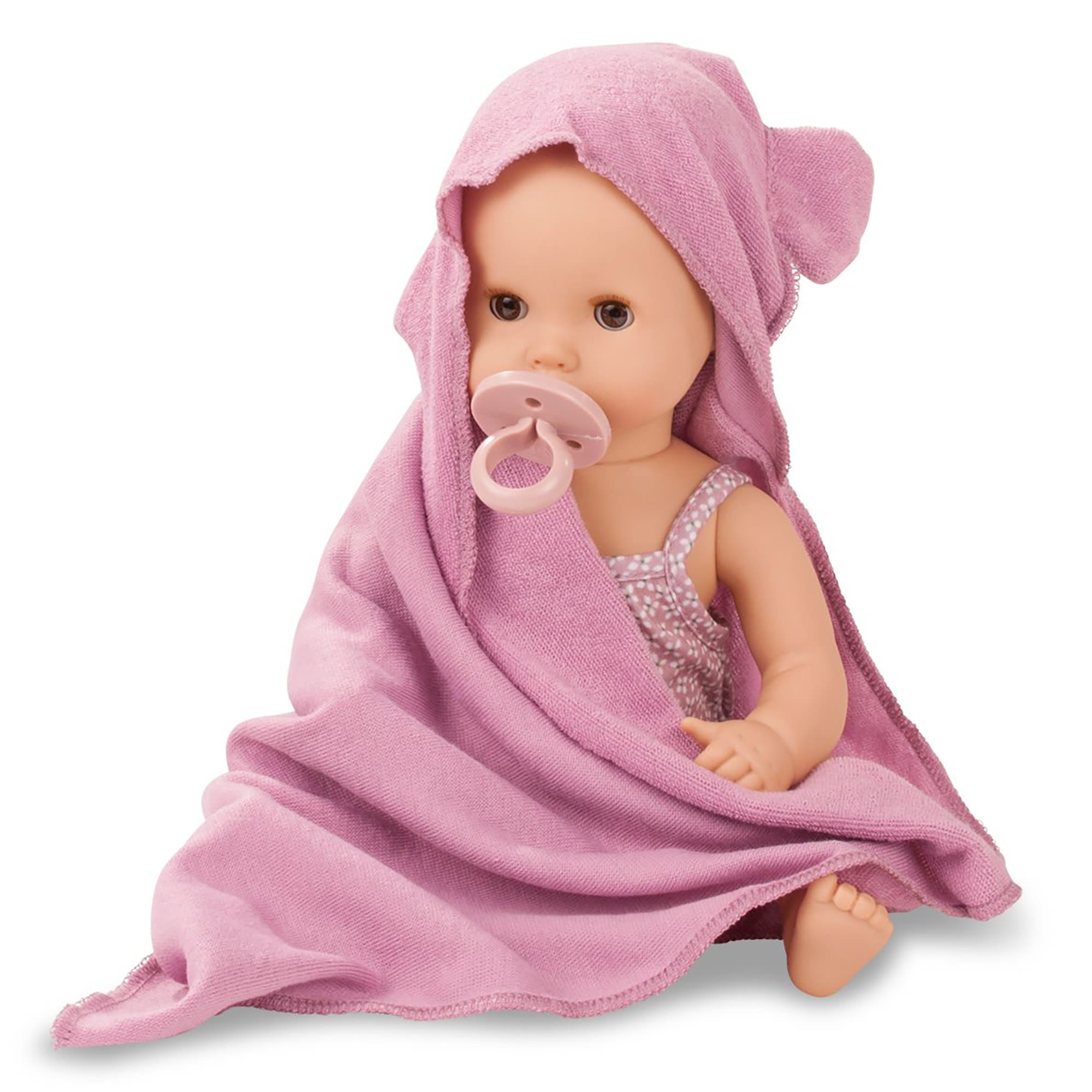 Gotz Sleepy Aquini 13" Baby Baby Drink and Wet Doll with Bathing Suit, Goggles, Sunglasses and More