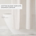 thumbnail image 2 of Cotton Blend Classic Stripe Shower Curtain, 2 of 6