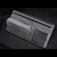 thumbnail image 5 of Car Sun Visor Storage Glasses Organizer Ticket Card Clips with Multi Pocket Wallet Holder Universal for Automobile Accessory, Grey, 5 of 5
