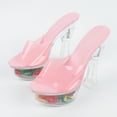 thumbnail image 4 of Women's Shoes Spring Clear Heels Sexy Sandals Slipper Girls Shoe for Party Club 14cm Heel 4cm Platform LFD-B3543, 4 of 8