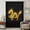 Yellow, variant on Dragon Flames Sheer Curtains 54 Inches Long for Bedroom, Yellow Dragons Abstract Modern Art Light Filtering Privacy Drapes, Breathable Semi Sheer Window Treatment for Bathroom Dining Room Kitchen