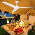 thumbnail image 2 of HLONK DC12V Ceiling Fan 35‘‘/41‘‘ Hanging Ceiling Fan 3Leaves Hanging Fan, 2 of 7