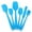 Blue #2, variant on pstuiky Kitchen Utensils Gadgets 6 Piece Spatula Set Kitchen Spatula Utensil Set Sale