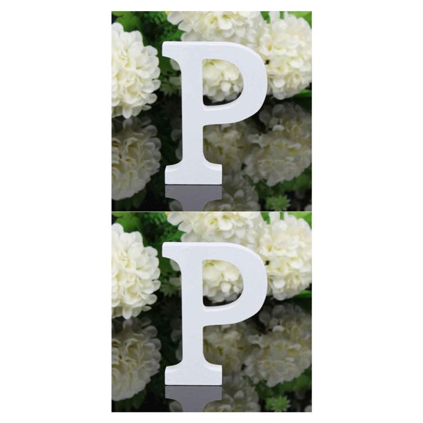 Sonducket 8cm 26 Letters Alphabet Portable Lightweight Hanging Props Ornament Stable Wear-resistant Wall for Wedding Party Home 15# 2piezas