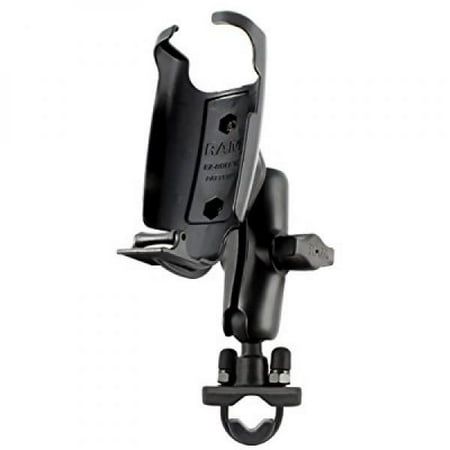 Gpsmap Auto Mount RAM Handlebar Rail Mount with Zinc Coated U-Bolt Base for the Garmin Astro 320, GPSMAP 62, 62s, 62sc, 62st & 62stc ()