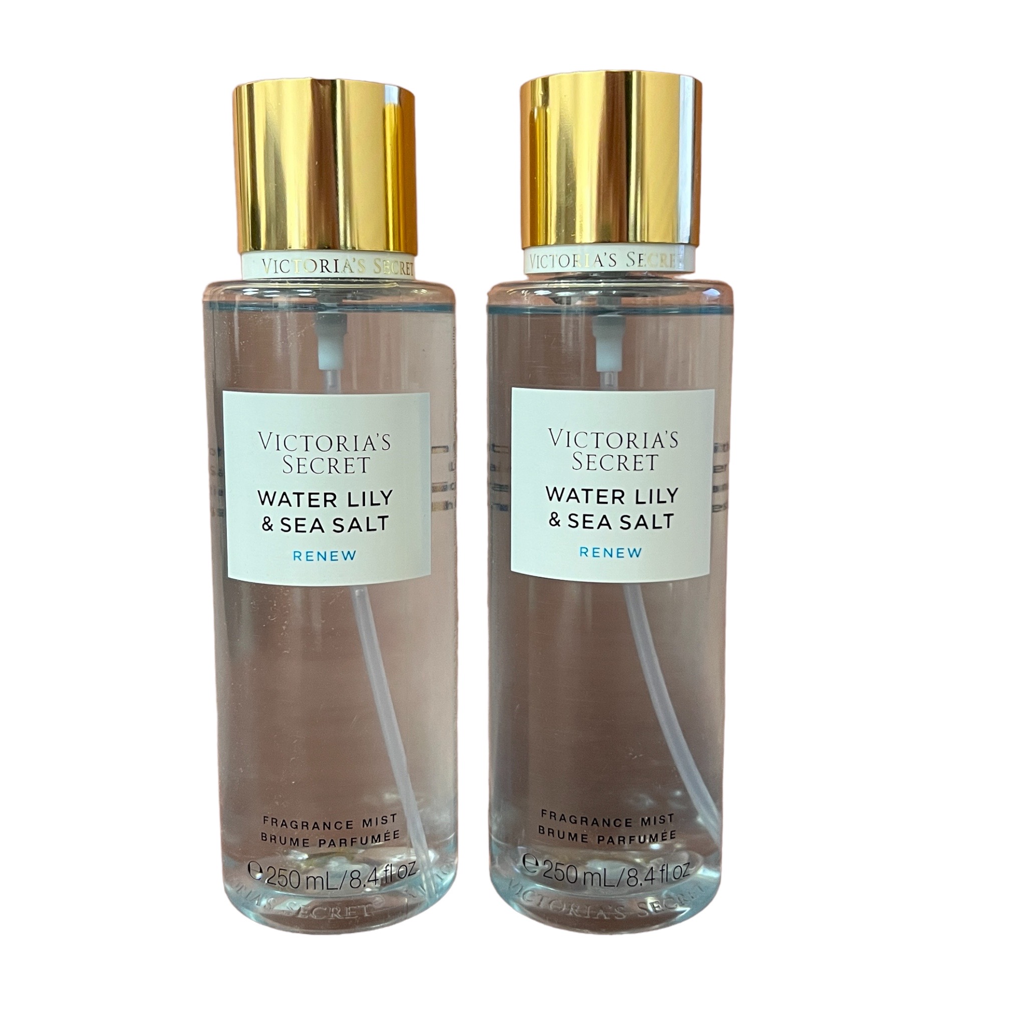 Victoria's Secret Water Lily & Sea Salt Mist Set Natural Beauty