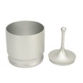 thumbnail image 3 of Anillos dosificadores Prensa Aleación de aluminio Anti vuelo Café Polvo Recolector Suministros para hacer café 58 mm Plata, 3 of 5