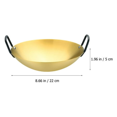 

Stainless Steel Frying Pot Practical Cooking Pot Kitchen Outdoor Cooking Utensil