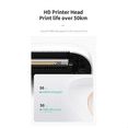 thumbnail image 4 of A4 Thermal Printer Bluetooth Pocket Photo Document Printer 203DPI Printing Wireless Inkless Thermal Printer, 4 of 7