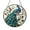 Acrylic 3.5 Inch, variant on Colorful Peacock Feather Glass Suncatcher Window Decor, Graceful Bird Inspired Hanging Art Accent