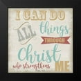 thumbnail image 2 of Greene, Taylor 15x15 Black Modern Framed Museum Art Print Titled - I Can Do All, 2 of 5