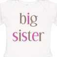 thumbnail image 4 of Inktastic Big Sister Girls Long Sleeve Baby Bodysuit, 4 of 5