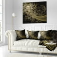 thumbnail image 3 of Designart White Metallic Fabric Pattern - Abstract Throw Pillow - 16x16, 3 of 5
