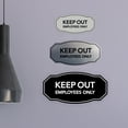 thumbnail image 4 of Signs ByLITA Victorian Keep Out Employees Only Business Sign (Blue) - Small, 4 of 6