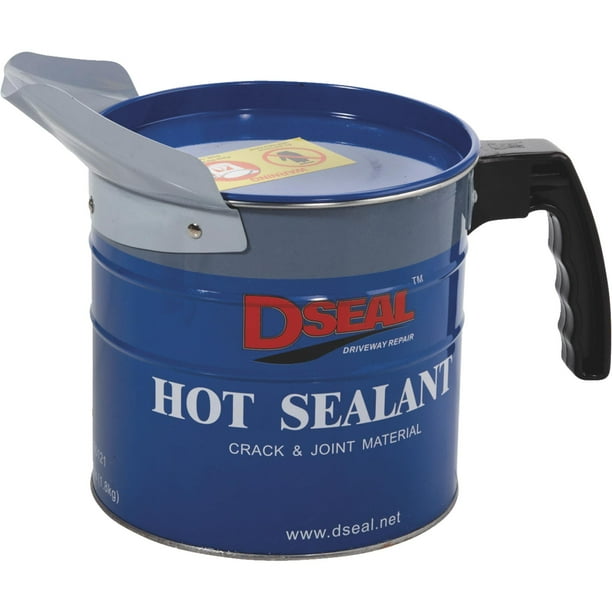DSeal Driveway Repair Blacktop Crack Filler Hot Sealant Canister