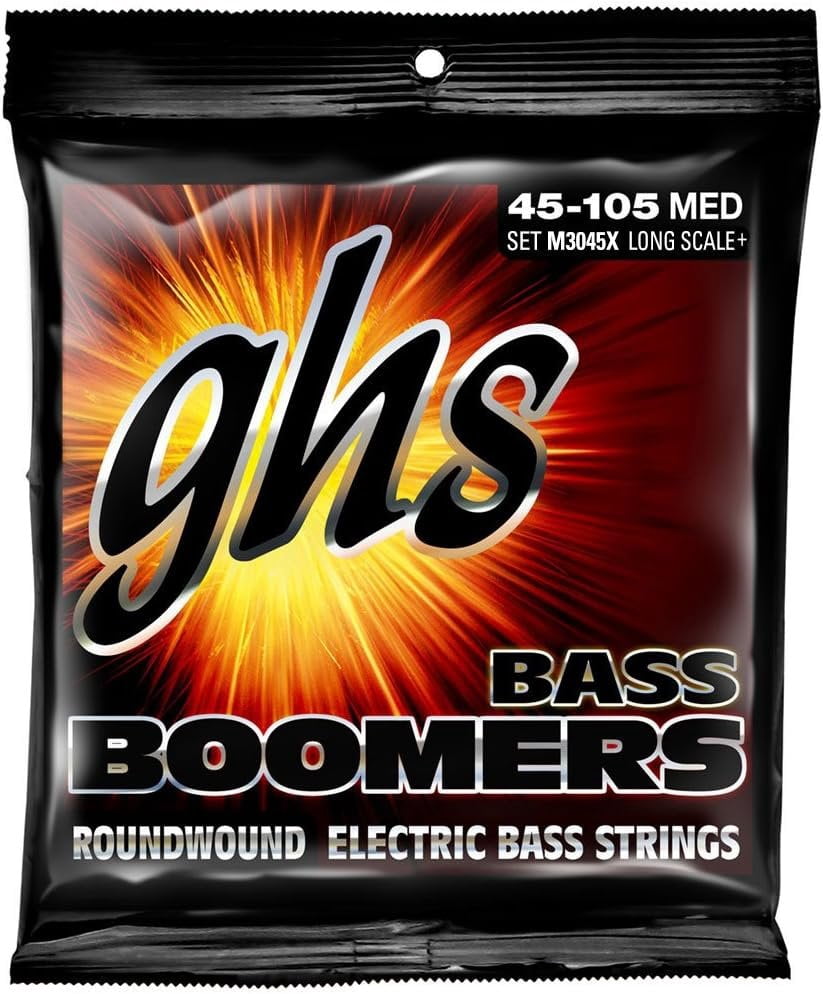 GHS 6045 Flea Signature Bass Boomers Electric Bass 4 String Set (045-105)