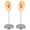 Flesh color, variant on CIYISON Flexible Left Right Ear Simulation for Earring Showcase Jewelry Display Stand