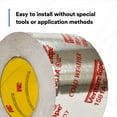 thumbnail image 7 of 3M Venture Tape UL181A-P Aluminum Foil Tape 1581A, Rigid and Flexible Duct Seaming, Durable, Cold Weather Adhesion, 3.89 in x 60 yd, 2 mil, 7 of 7