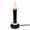 10" Tall, variant on Summercome Real Flame Retro Candle Lamp, Flameless Candle with Real Like Flame Light Bulb, Christmas Atmosphere Plug Candle with Realistic Flickering Decoration for Xmas Table Decor, Halloween
