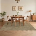 thumbnail image 3 of FairOnly 3'x5'Modern Ripple Weave Texture Machine Washable Area Rug for Living Room Ultra Thin Low Pile Non Slip Rug for Living Room Bedroom Kitchen,Beige Yellow, 3 of 7