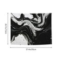 thumbnail image 6 of Easygdp Fluid Black White Paint Swirls Tapestrys Boutique Decor Wall Hanging for Living Room Bedroom Office Decor 29x37in, 6 of 8