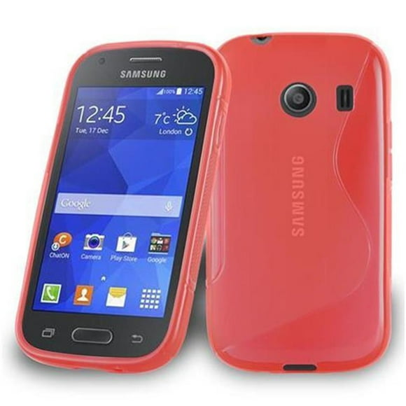 Cadorabo Case for Samsung Galaxy ACE STYLE Cover in CANDY APPLE RED TPU Silicone Protection