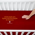 thumbnail image 2 of HNB Store Pack of 2 Crib Fitted Bed Sheet Mini 24x42" Inch | 600 TC Soft Egyptian Cotton | 8" inch Deep Pocket Crib Fitted Sheets | Blood Red, 2 of 6