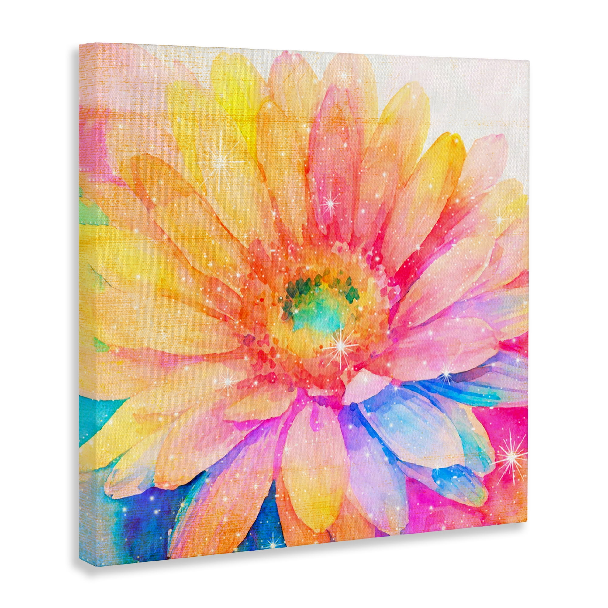 Stupell Industries Bloomtopia Shimmer Blossom Canvas Wall Art, design by Vibelicious