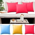 thumbnail image 1 of JASKFLY Outdoor Waterproof Pillowcase Modern Solid Color Cushion Backrest Pillowcase(50x50cm, Pillow Insert Not Included), 1 of 9