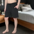 thumbnail image 3 of Men's 3 Pack Plus Size Jersey Knit Pajama Shorts, Lounge Shorts, 3 of 4